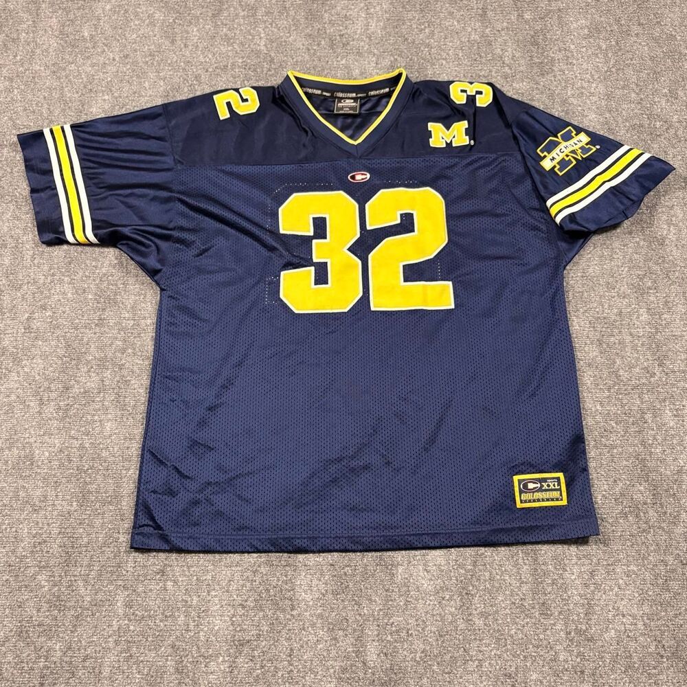 vintage 90s michigan wolverines anthony a-train thomas colosseum jersey
